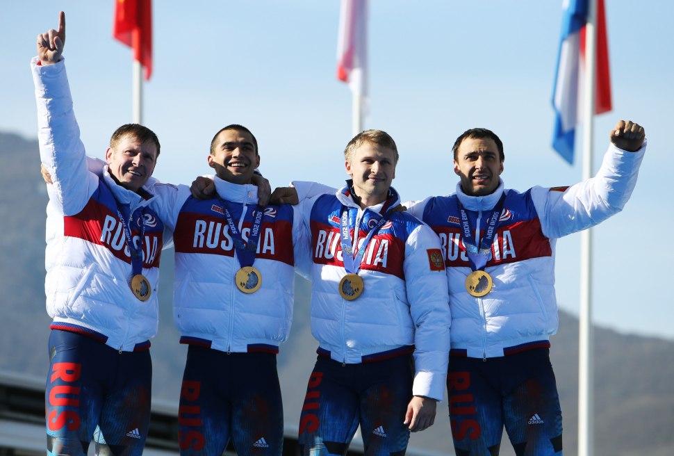 Бобслеист Александр Зубков 2014