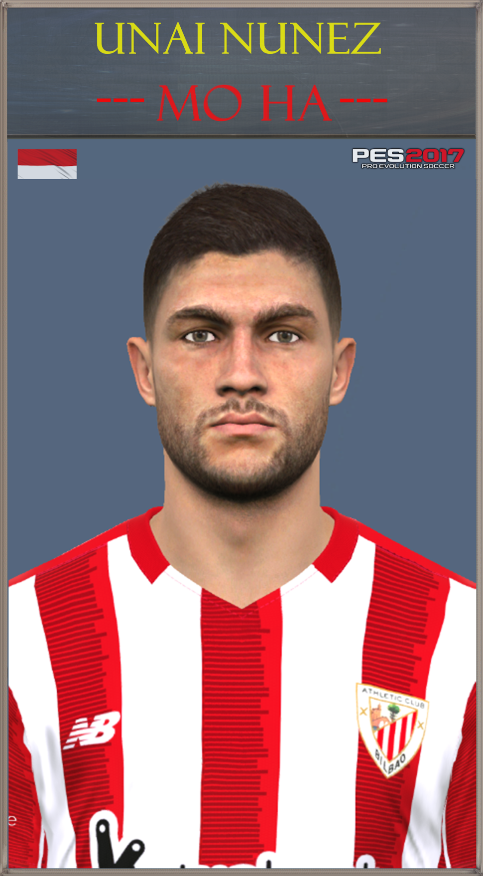 Darwin Nunez PES face