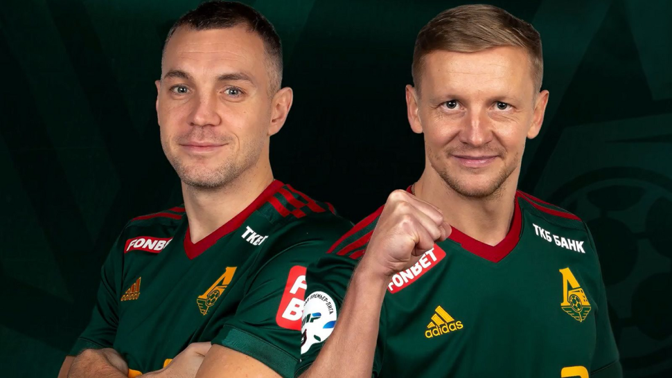 Дзюба и тренер Зенита
