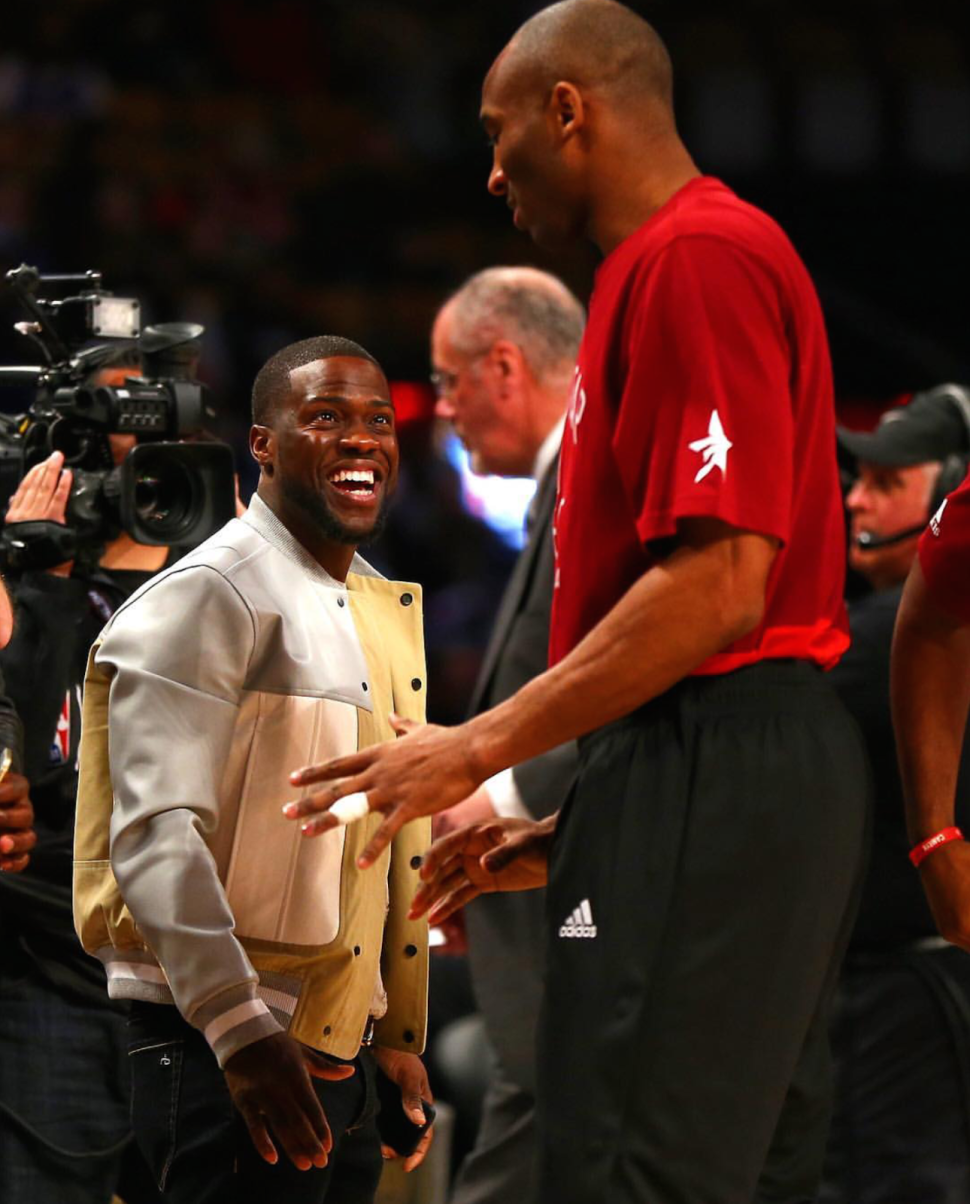 Kevin Hart and Kobe Bryant