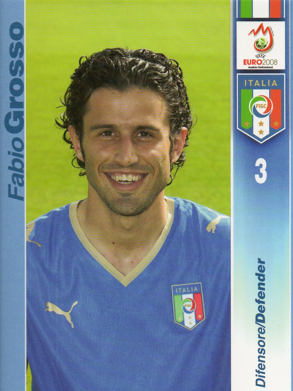 Fabio grosso сборная Италии