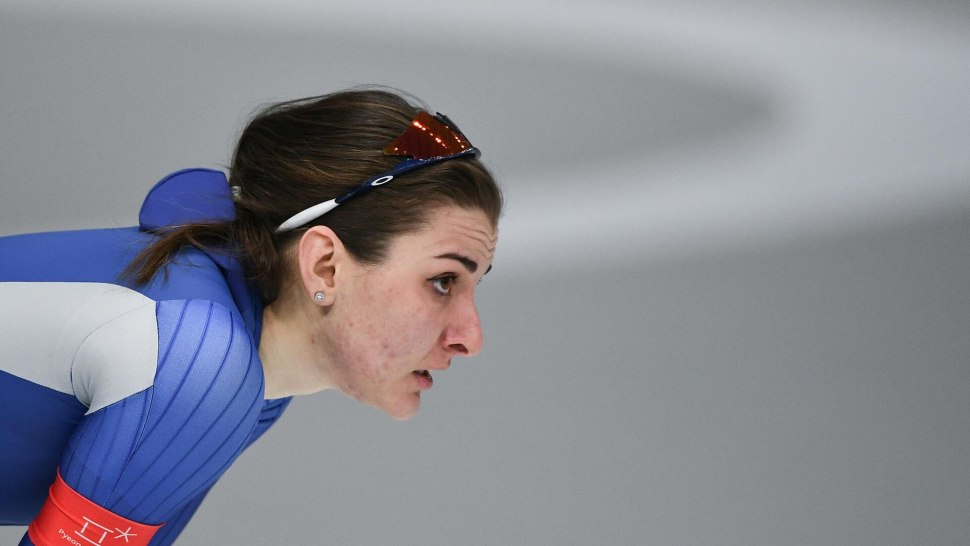 Ангелина Голикова конькобежный спорт олимпиада 2022 награждение