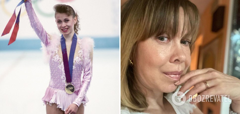 Олимпийская чемпионка по фигурному катанию Оксана Баюл