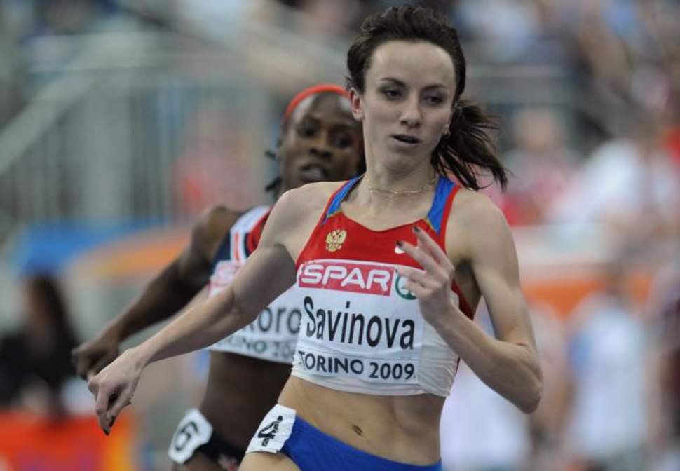 2012 Лондон Мария Савинова (легкая атлетика)