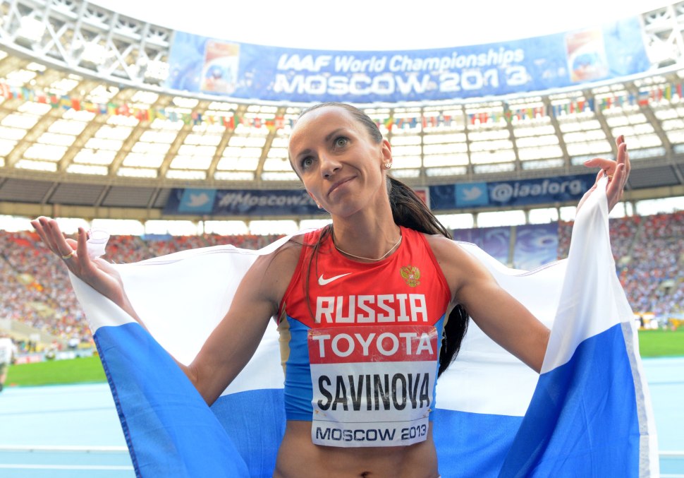 2012 Лондон Мария Савинова (легкая атлетика)