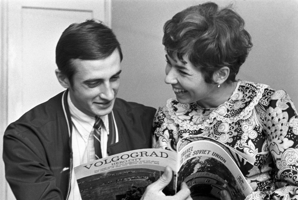 Людмила Пахомова и Александр горшков 1973 год