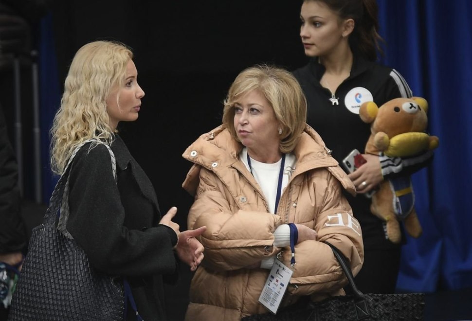 Сотникова с тренером