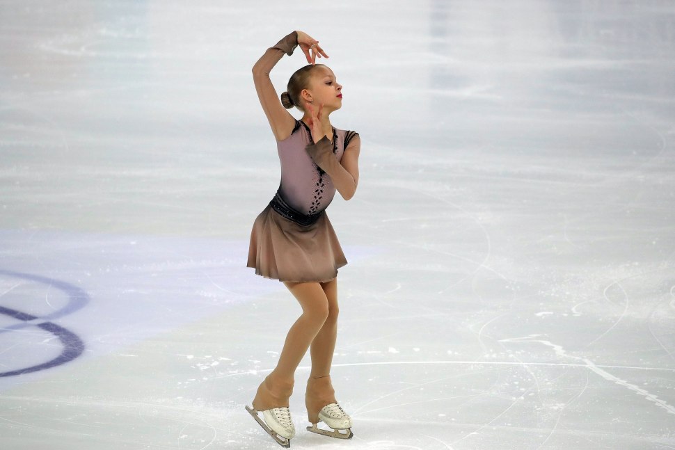 Александра Трусова первый четверной прыжок в фигурном катании