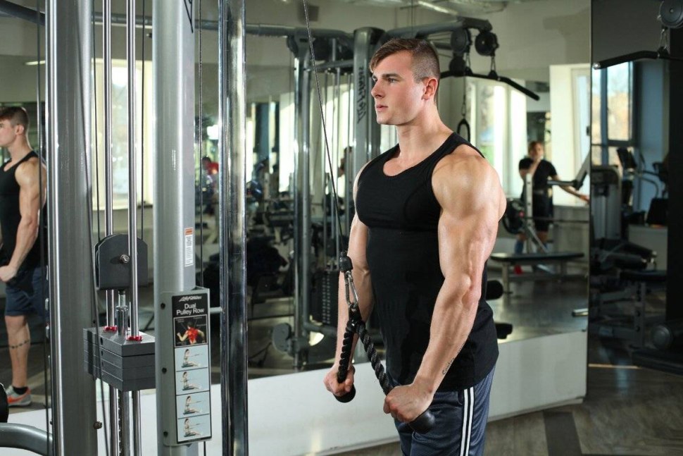 Cable Crossover Bicep Curl
