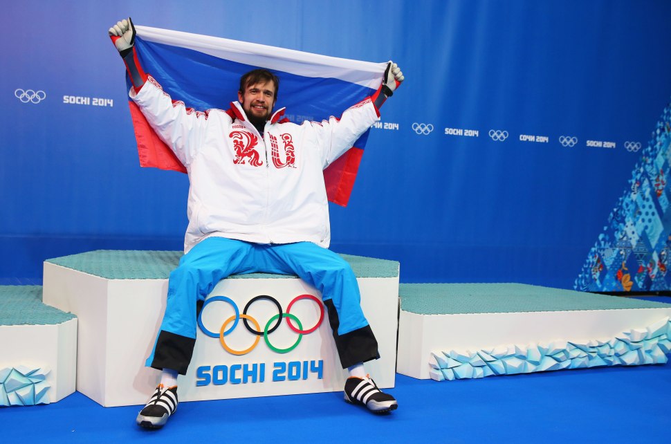 Чемпион на пьедестале