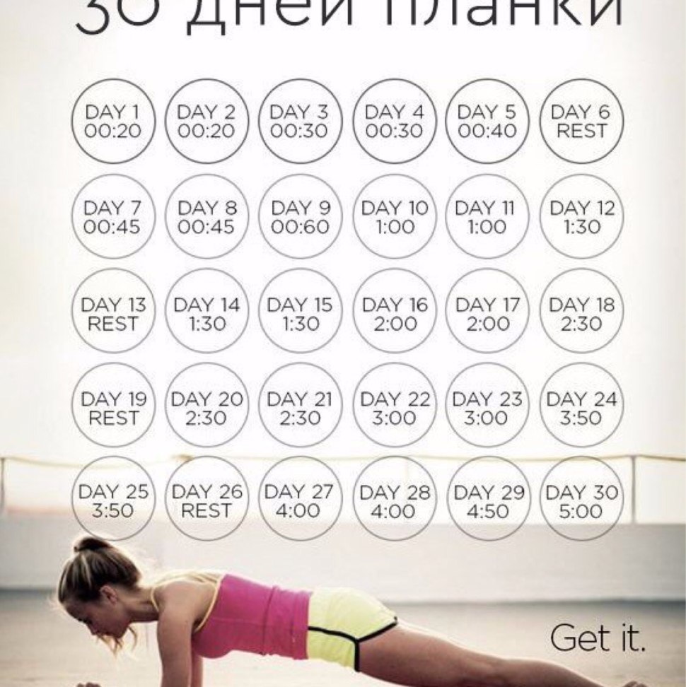 ЧЕЛЛЕНДЖ планка на 30