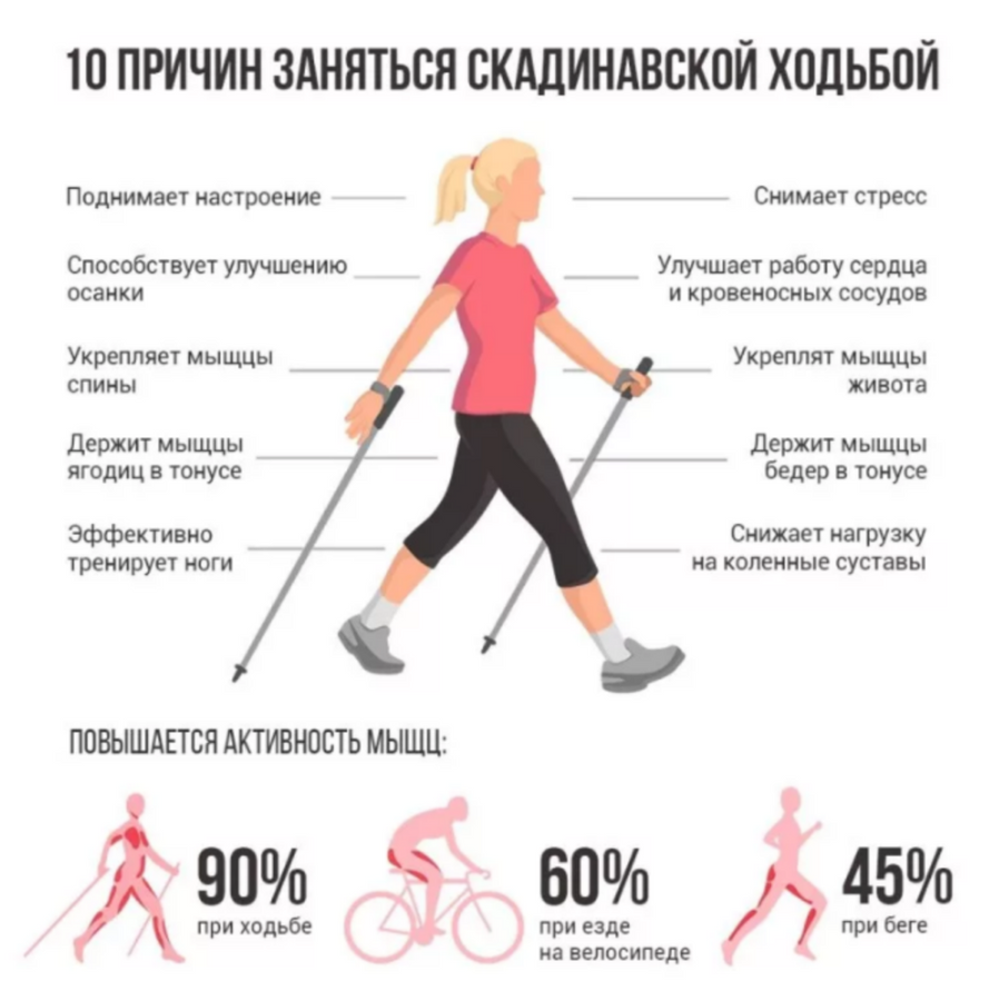 Палки для скандинавской ходьбы Outventure Nordic Walking Poles