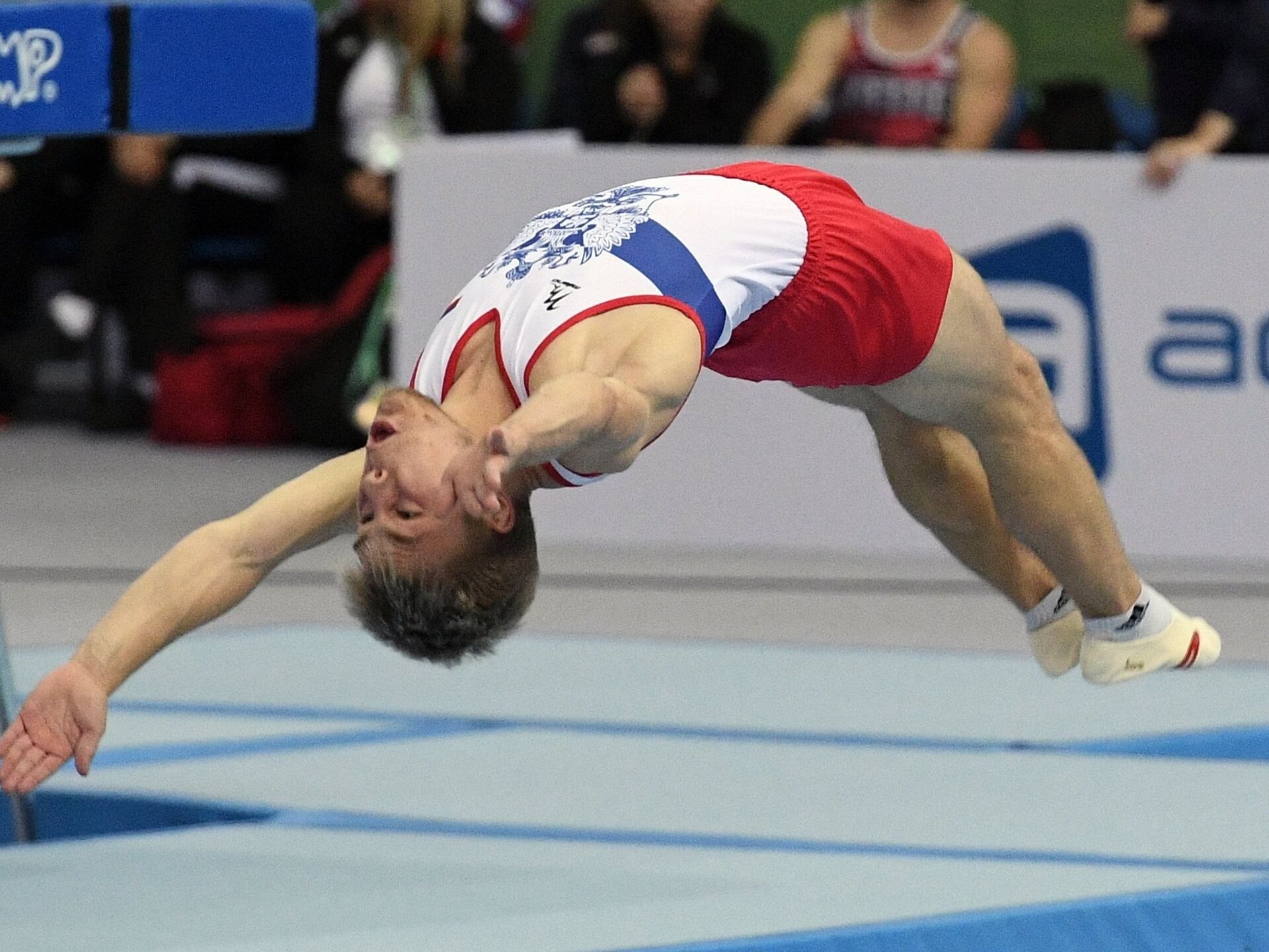 Прыжки на акробатической дорожке Чемпионат мира