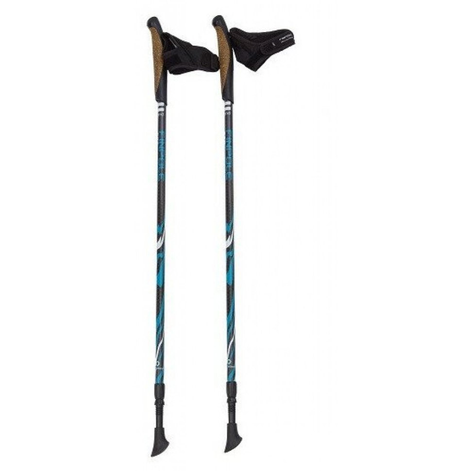 Телескопические палки для скандинавской ходьбы Finpole geo t3 100% Carbon
