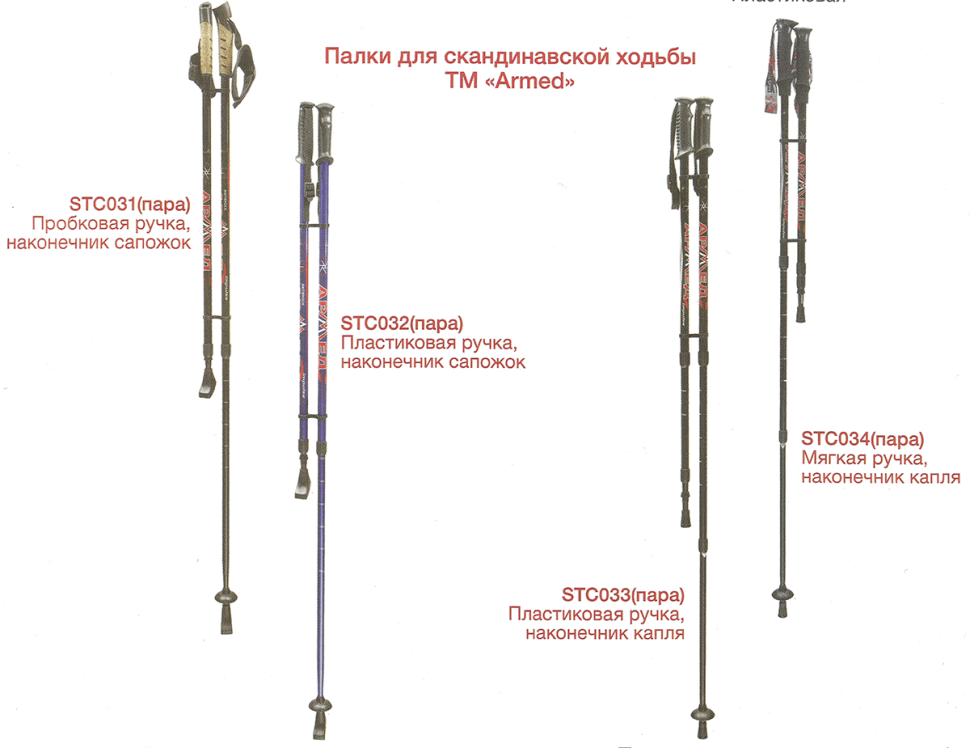 Палки для скандинавской ходьбы