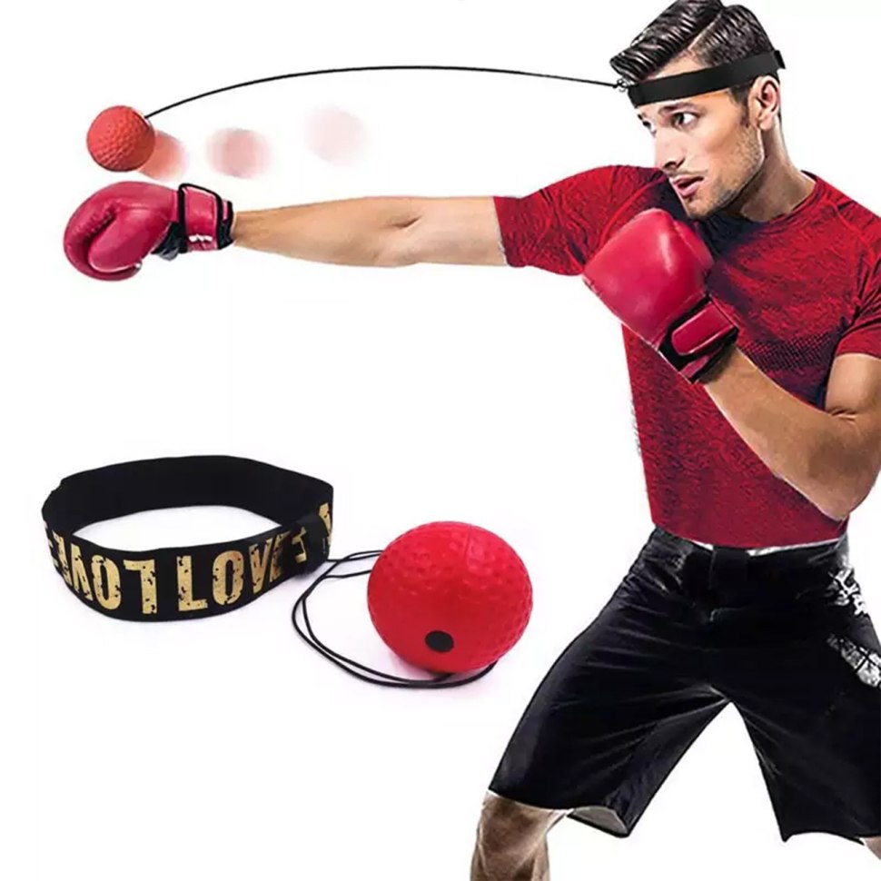 Тренажер Fight Ball мяч для бокса файтбол