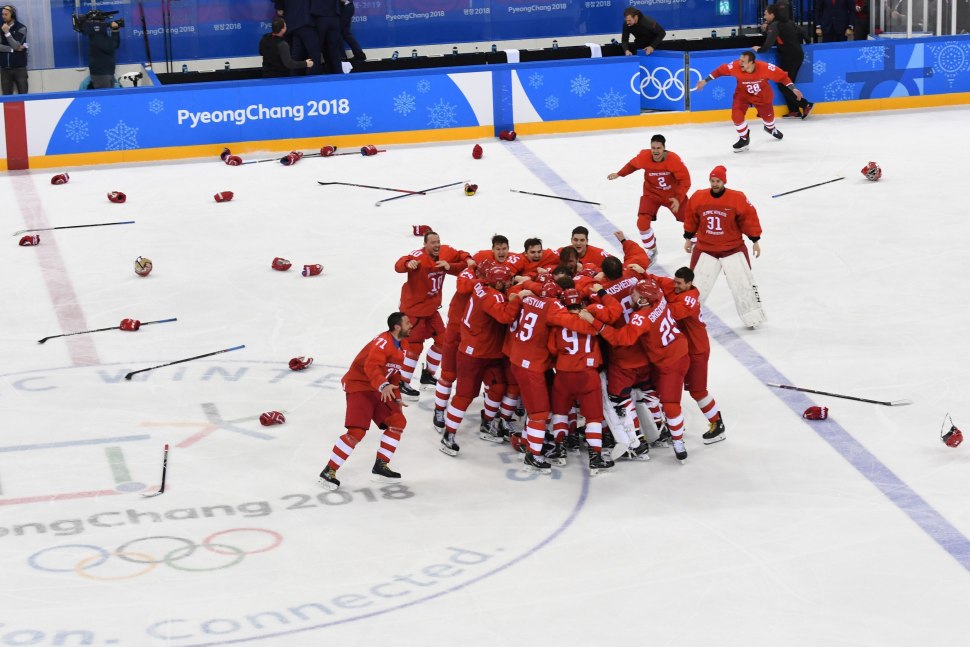 Сборная России по хоккею чемпионы Олимпийских игр