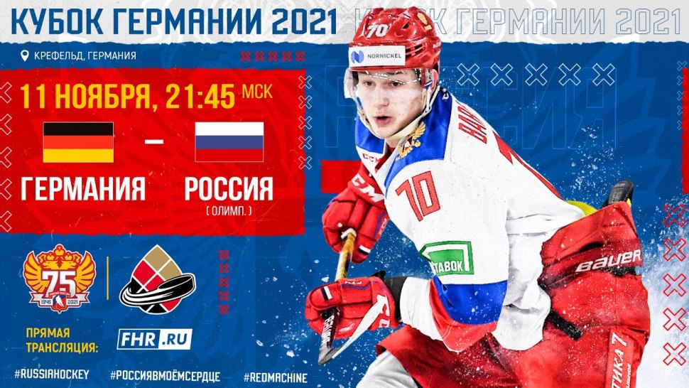 Россия-Германия хоккей ЧМ 2021