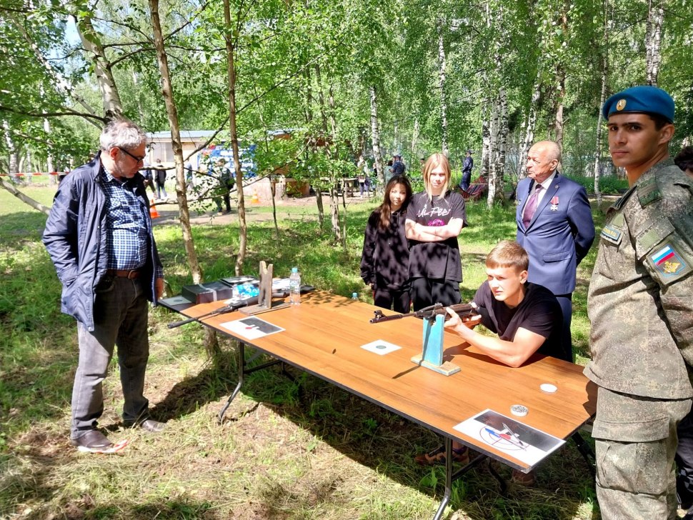 Баннер на военно-патриотическую игру Зарница