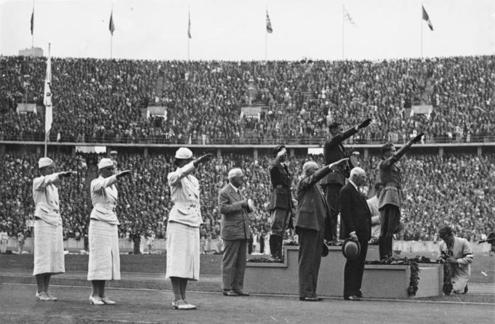 Олимпийский стадион Берлин 1936 Гитлер