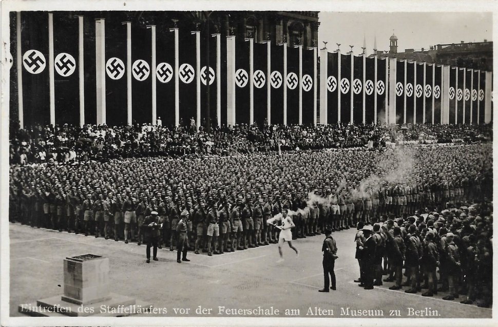 Олимпийский стадион Берлин 1936 Гитлер