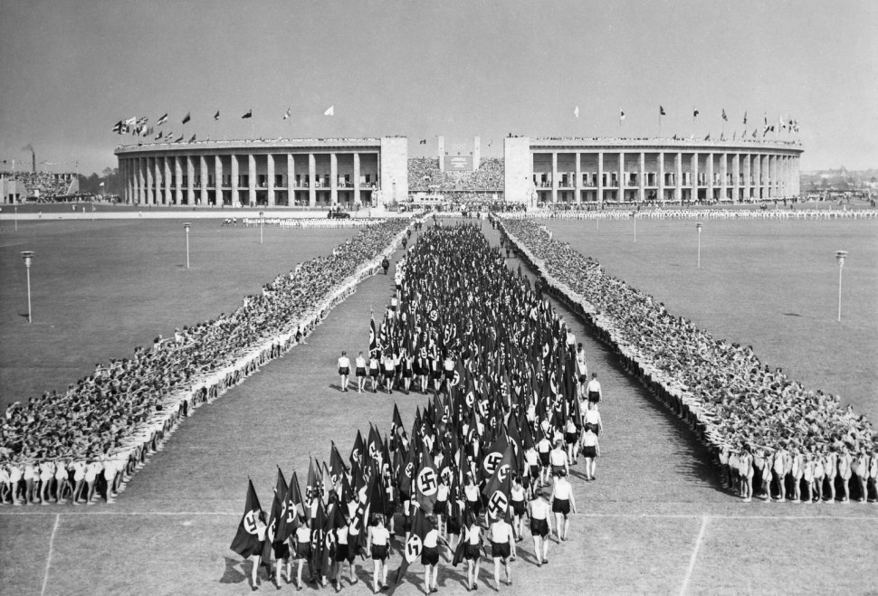 Олимпийский стадион Берлин 1936 Гитлер