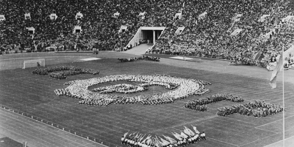 Центральный стадион им Ленина в Лужниках 1956