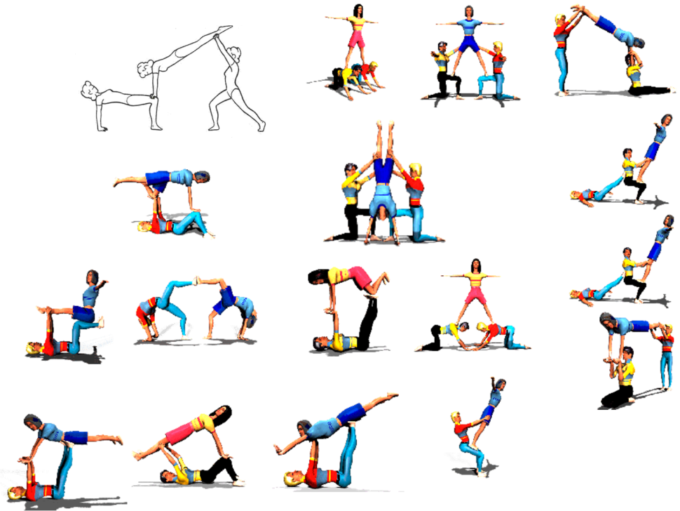 Акробатические фигуры. Акробатические упражнения. Силовая акробатика для детей. Акробатические упражнения для детей.