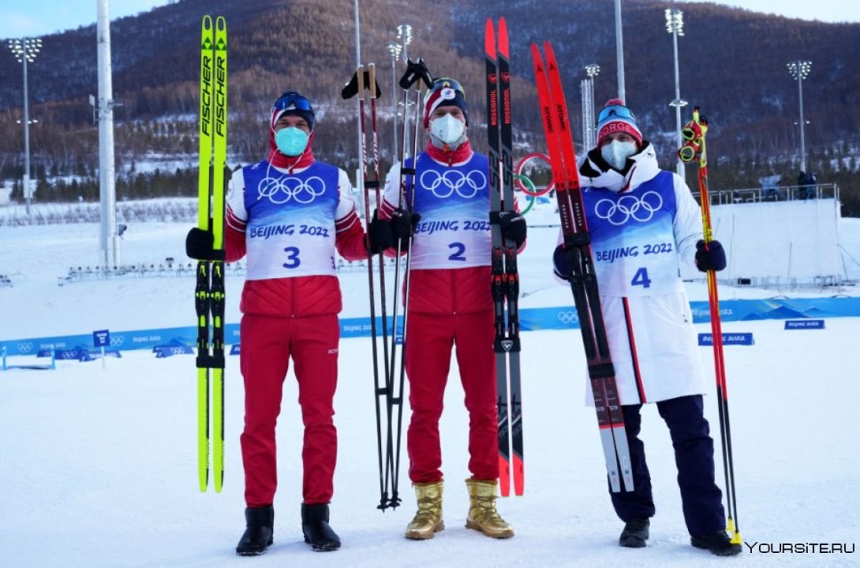 Финиш Александра Большунова
