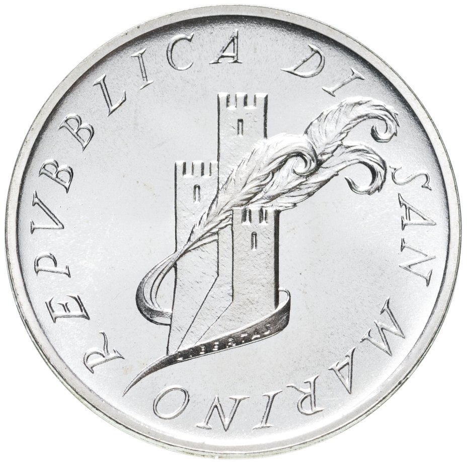 Сан-Марино 10 лир, 1996