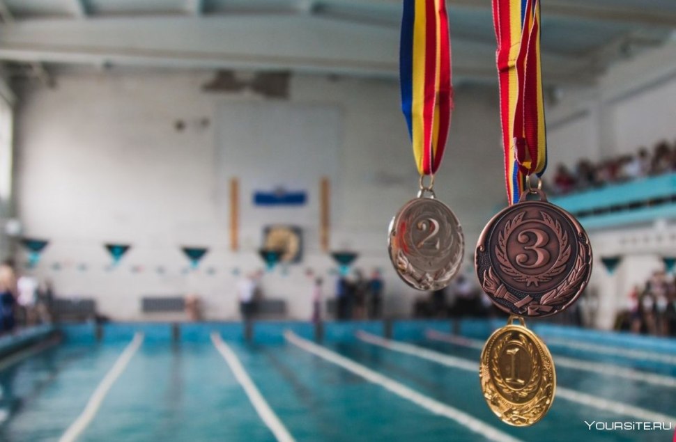 Спортивные медали по плаванию