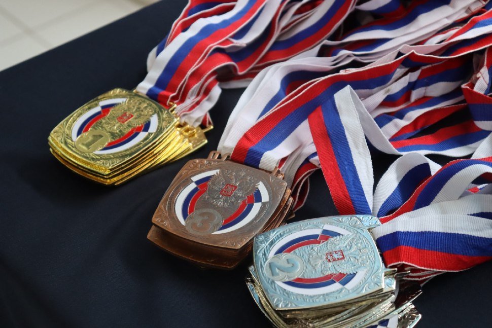 Медаль чемпионата России по плаванию
