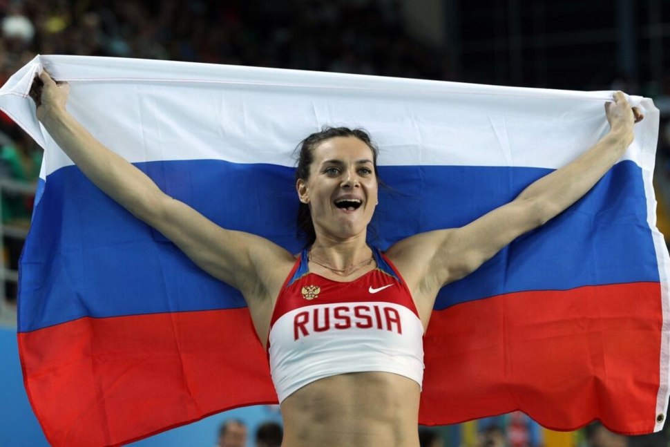 Спортсменка Елена Исинбаева