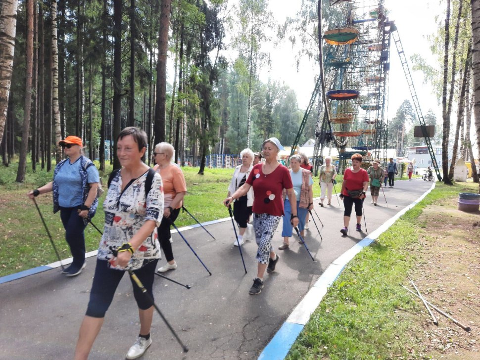 Скандинавская ходьба в парке Харинка Иваново 2022