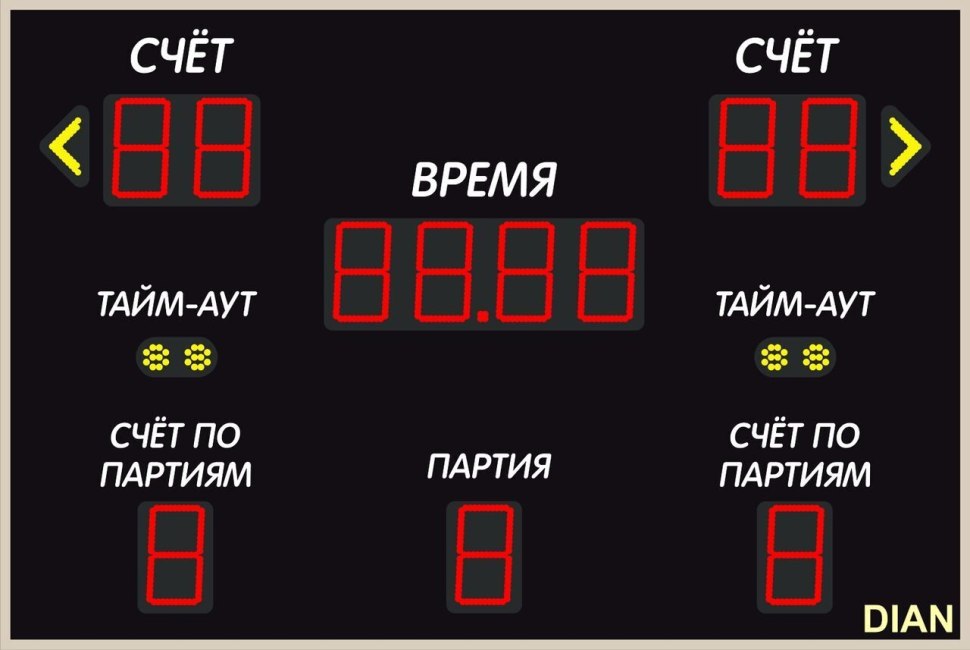 Табло для волейбола