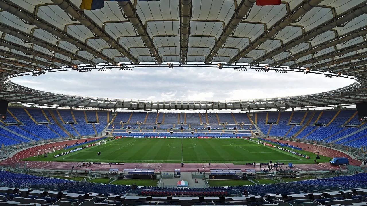 Стадионы италии. Стадион "Олимпико" в Риме, Италия. Стадион Олимпико Рим. Stadio Olimpico стадион.
