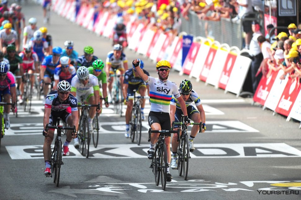 Tour de France finish